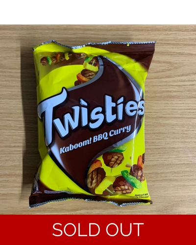 Twisties Kaboom BBQ Curry (Pack of 2)